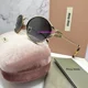 thumbnail image 1 of New MIU MIU Sunglasses MU52YS Slim Gold Metal Gray Lens Italy Authentic 54MM, 1 of 6