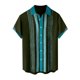 thumbnail image 5 of Hawaiian Shirt For Men, Men's Vintage Button Down Bowling Shirts Short Sleeve Summer Beach Shirt M, 5 of 5
