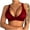 Wine, variant on Push Up Bras for Women See Through Balconette Bra Lightly Mesh Sheer Bralettes Cut Out Wireless Bra Comfort 1/2 Cup Lingerie