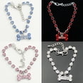 thumbnail image 4 of Collar con colgante de diamantes de imitación para mascotas, cadena para perros, cachorros y gatos, 4 of 7