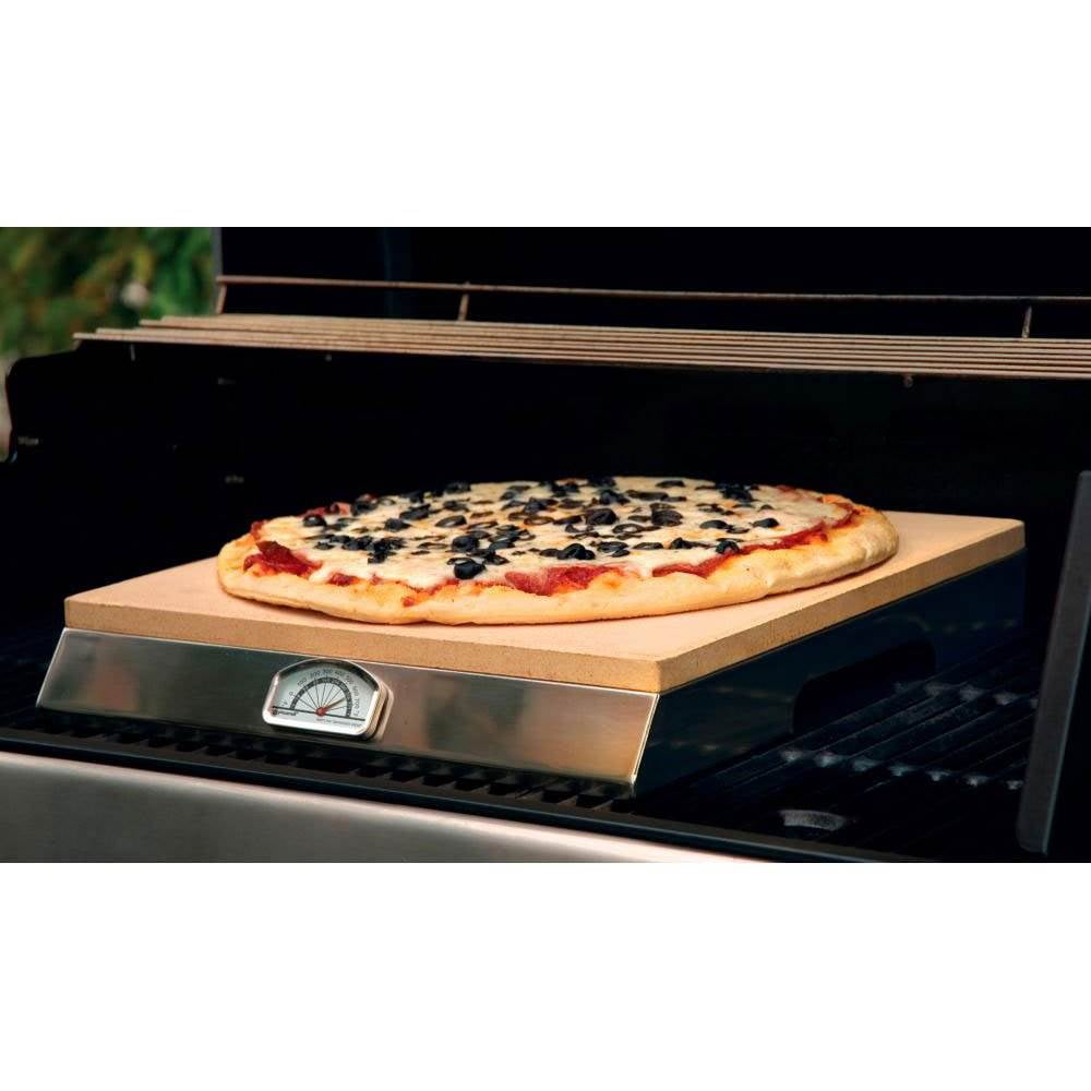 Bull 24125 Steel PizzaQue Pizza Stone Grill for Indoor Ovens or Outdoor
