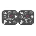 thumbnail image 7 of Xecao I Love Coffee for Foldable Car Sun Shades (2-Pack) offer sun protection with an easy-fold design for convenient windshield shading., 7 of 7