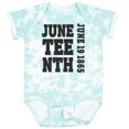 thumbnail image 3 of Inktastic Juneteenth June 19, 1865 Boys or Girls Baby Bodysuit, 3 of 5