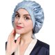 thumbnail image 1 of ER (Azul) Gorro de noche de seda de morera Gorro de cuidado del cabello para confinamiento Gorro de noche de seda con cordones Rojo Verde, 1 of 5