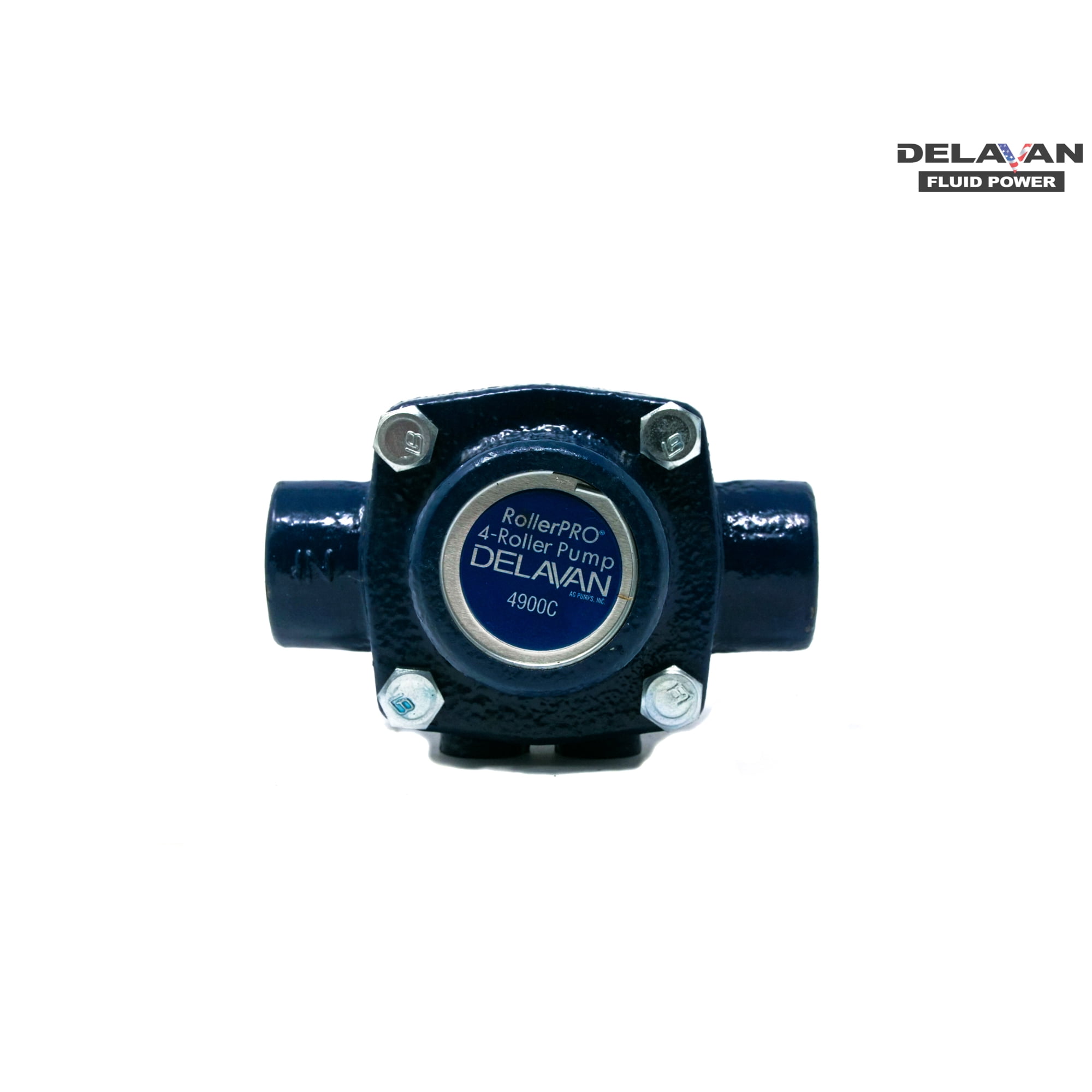 Delavan 4900C 9.2 GPM 150 PSI 2600 RPM Cast Iron Solid Shaft 4-Roller Water Pump
