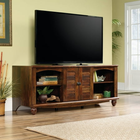 Harbor View Entertainment Credenza for TVs up to 60″, Curado Cherry Finish Harbor View Entertainment Credenza for TVs up to 60″, Curado Cherry Finish