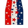 thumbnail image 2 of Uklsqma Independence Day Table Runner 180 x 33 cm Polyester Linen-Look Printed Multicolor Decorative for Dining Table Coffee Table Cabinet, 2 of 6