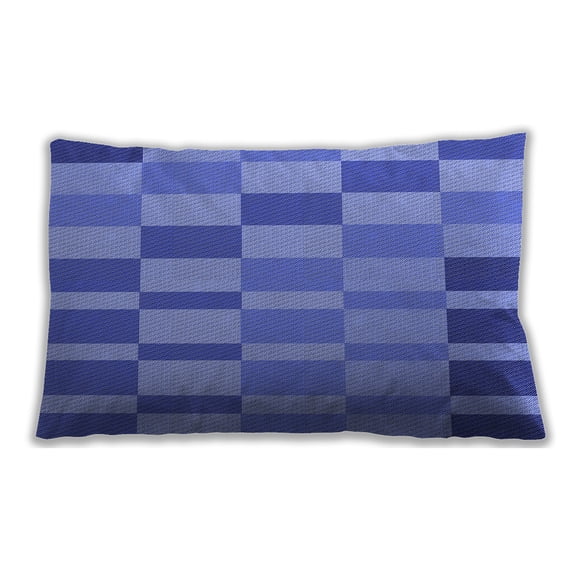 Ahgly Company Outdoor Rectangular Contemporary Lumbar Throw Pillow, 13 inch by 19 inch