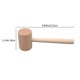 thumbnail image 2 of Premium Woodworking Hammer Useful Wooden Mallet Practical Carving Tool, 2 of 3