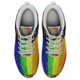 thumbnail image 2 of LGBT Pride Progress Flag Shoes for Men Women Running Shoes Lightweight Walking Sneakers Mesh Athletic Sport Shoes White Size 10.5, 2 of 5