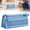 B, variant on YardChic 1Pc Large Grid Mesh Pencil Case, Double Layer Big Pencil Pouch, Stationery Organizer with Zipper, Handheld Multifunction Pen Bag for Classroom, Office, Travel, Makeup