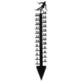 thumbnail image 2 of Xihbxyly Medidor de Nieve de 24 Pulgadas, Construcción Metálica Artesanal, Calibración Precisa para Facilitar La Lectura, Inserción En Terreno Irregular, Decoración de Jardín Exterior, Regalo Navideñ, 2 of 6
