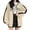 A01-Beige, variant on Xudanell Coats for Women Zip Hoodie Fall Clothes for Women Ladies Warm Sweatshirt Teen Jacket