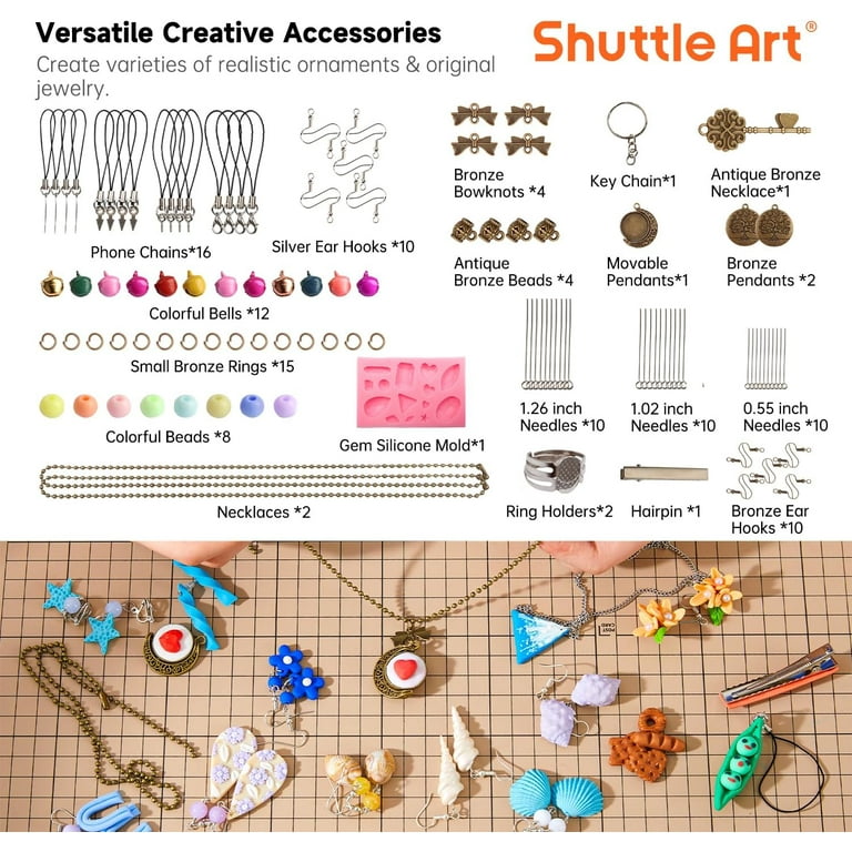 Clay　セット Polymer Clay Kit - 60 Colors Oven Bake Polymer Clay With