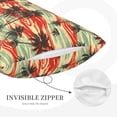 thumbnail image 3 of Lsque Colorful Hawaii Palms Pattern Pillow Case – Soft & Cozy Throw Pillow Cover, Hypoallergenic Cushion Case for Sleeping Women with Envelope Closure-14"x20", 3 of 6