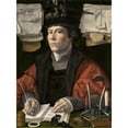 thumbnail image 3 of Jan Gossaert 11x14 Black Modern Framed Museum Art Print Titled - Portrait of a Merchant (C. 1530), 3 of 5