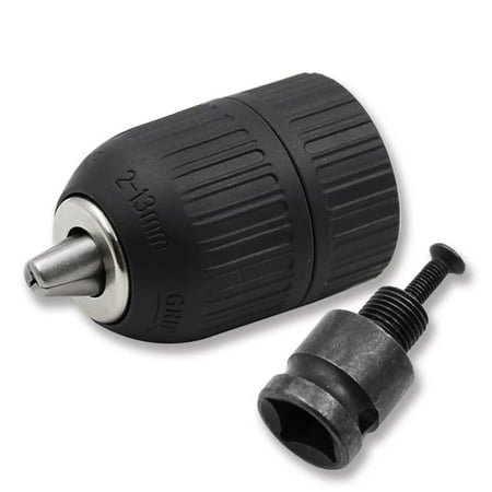

Ana 2-13mm Self-locking Keyless Drill Chuck Drill Chuck Adaptor for Impact Wrench