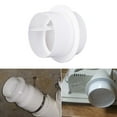 thumbnail image 6 of Pvc Fan Check Valve For Bathroom Kitchen Valve Round Pipe Backdraft Damper For Preventing Mosquitoes Home Improvement, 6 of 9