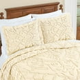 thumbnail image 2 of Collections Etc Textured Royal Medallion Chenille Pillow Sham, 2 of 3