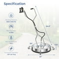 thumbnail image 3 of Costway 20" Pressure Washer Surface Cleaner Stainless Steel Power Cleaner Attachment, 3 of 9
