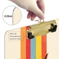 thumbnail image 6 of FORMRS Acrylic Clipboard with Low Profile Clip Standard A4 Letter Size, 12.5" x 9", Colorful Plane, 6 of 8