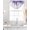 White Light Purple Lavender Purple, variant on Purple Garden Florals Sheer Waterfall Valance Curtains for Window, Spring Leaves Botanical Rod Pocket Sheer Topper Swag Curtains for Living Room, Kitchen 38.5"W x 47.2"L, 1 Panel