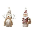 thumbnail image 6 of Yuedong Christmas Decoration Woodland Snowman Statue Forest Decoration , Garden Santa Claus Snowman Statue Resin Christmas Decoration with LED Light (Santa Cluas)-10cm, 6 of 9