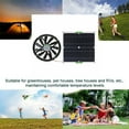 thumbnail image 2 of 100W Monocrystalline Silicon Solar Panel Solar Film 12V Solar Powered Fan 10-Inch Mini Cooling Ventilator, 2 of 8