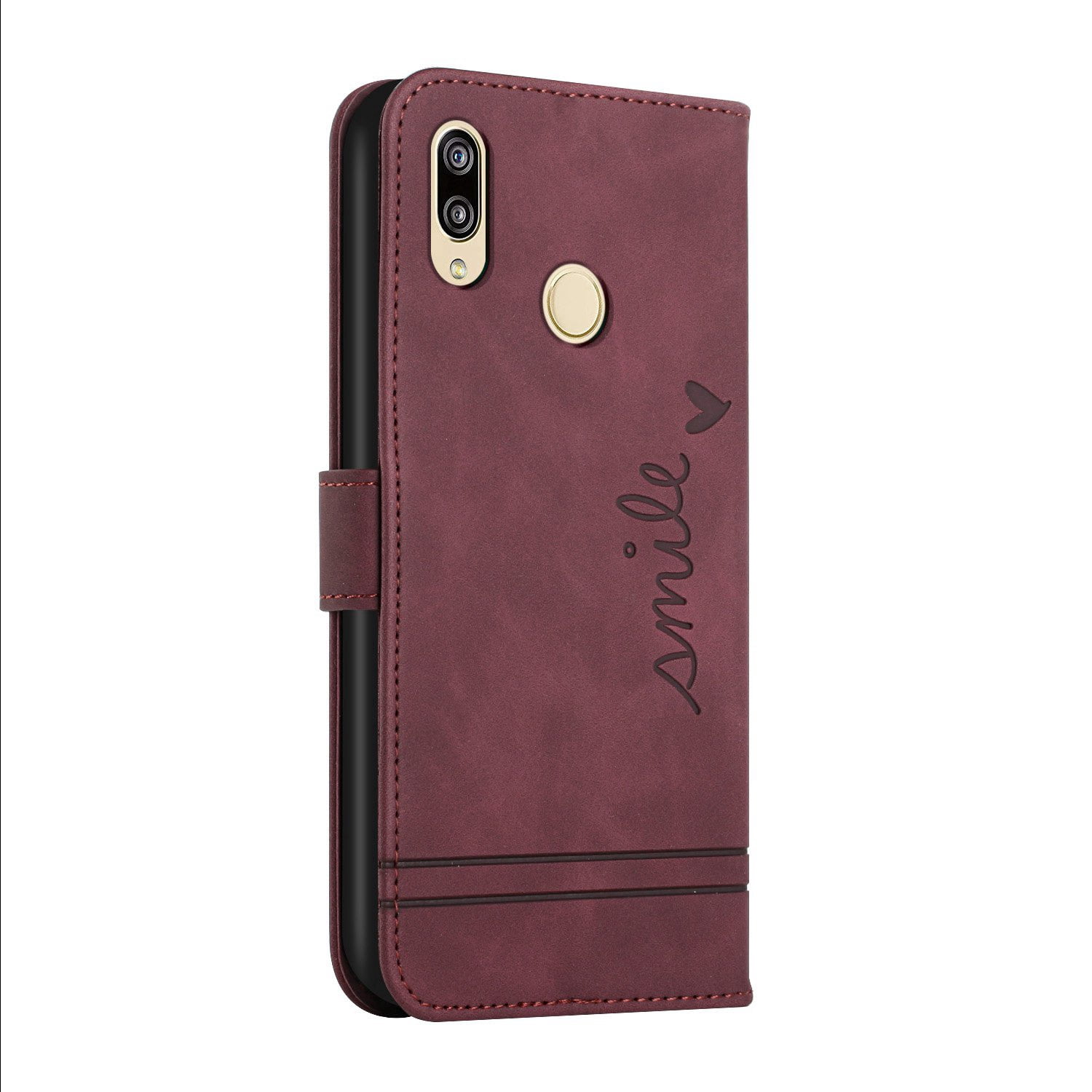 Shoppingbox Case for Xiaomi Redmi 7/Y3 , Leather Wallet Flip Cover with Credit Card Holder Magnetic Closure - Black - Walmart.com