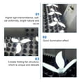 thumbnail image 3 of Phenofice 1Pcs 3- Fan Lamp Plastic Illumination Hanging Solar Lights General Users, 3 of 5