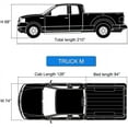thumbnail image 6 of Kaugung Waterproof Truck Cover Fit Ford Maverick from 2021 to 2023, 6 Layers Heavyduty Full Pickup Cover All Weather,Outdoor Sun UV Rain Dust Protection. (from US Warehouse, Arrive Within 3-7 Days), 6 of 6