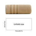 thumbnail image 3 of Beautynvta Hand Towels for Bathroom, Cotton Hand Towel, Soft Absorbent Quick Dry Face Towels, Towel for Hotel, Bath, Kitchen and Spa, 28.7x13 Inch, Coffee, 3 of 6