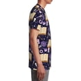 thumbnail image 6 of Wukai Lavender Flowers Youth Unisex Short Sleeve T-Shirt for Boys, Girls, Teens, and Kids-Large, 6 of 7