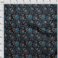 thumbnail image 4 of oneOone Polyester Spandex Navy Blue Fabric Block Craft Projects Decor Fabric Printed By The Yard 56 Inch Wide-T1, 4 of 6
