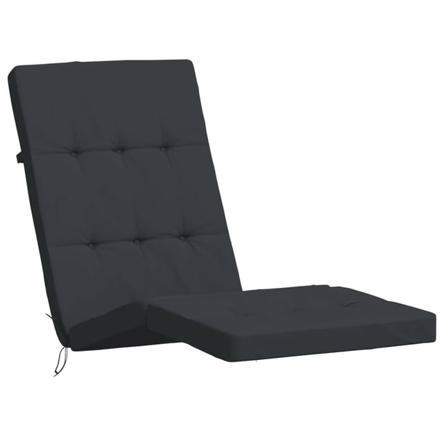 Cojines para Sillones de Jardín Casafoyer en Tela Oxford Negra, Set de 2