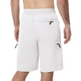 thumbnail image 2 of Lavenicole Men's Cargo Shorts Outdoor Lightweight Summer Casual Bermuda Shorts with Multi Zipper Pockets White 40W, 2 of 7