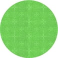 thumbnail image 1 of Ahgly Company Machine Washable Indoor Round Transitional Emerald Green Area Rugs, 3' Round, 1 of 7