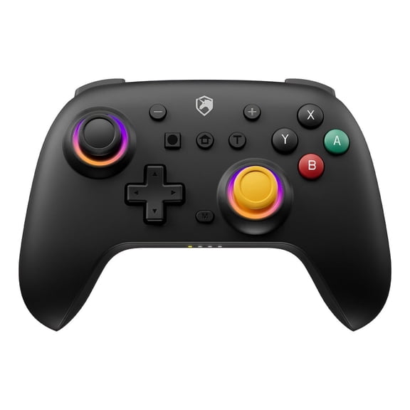 ECHTPower Wireless Gamepad with Bluetooth and Hall Effect No Drift for Nintendo Switch and PC (Black)