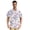 Opuntia Cactus Moths Butterfly, variant on Men's Casual Button Down Shirts Short Sleeve Summer Hawaiian Beach Shirt, Opuntia Cactus Moths Butterfly