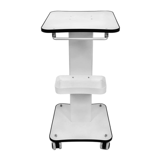 Carro de instrumentos de belleza, carro móvil de maquillaje, bandeja de almacenamiento, SPA portátil, barbería con mango Yuyangstore Carro de salón