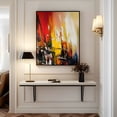 thumbnail image 3 of Kaboon 55x20 inch Universal Table Top, Beige Leather, 3 of 7