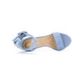 thumbnail image 4 of BLISSFUL STEP Women's Block Heels Zipper Buckle Ankle Strap Sandals Denim Blue 7, 4 of 8