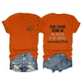 thumbnail image 1 of Cathalem Womens Fashion Summer Tops Loose Casual Tee T-Shirt,Orange M, 1 of 2