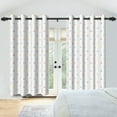 thumbnail image 2 of AOFOTO Polka Dot Sheer Curtains Round Point Bedroom Curtain Drapes for Living Room 42''W x 96''L, 2 of 5