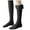 Black, variant on Women's Long Socks Solid Knit Dress Socks Leg Stocking Thigh Comfort Warmers Knee Boot Socks,Z1-Red 85cm