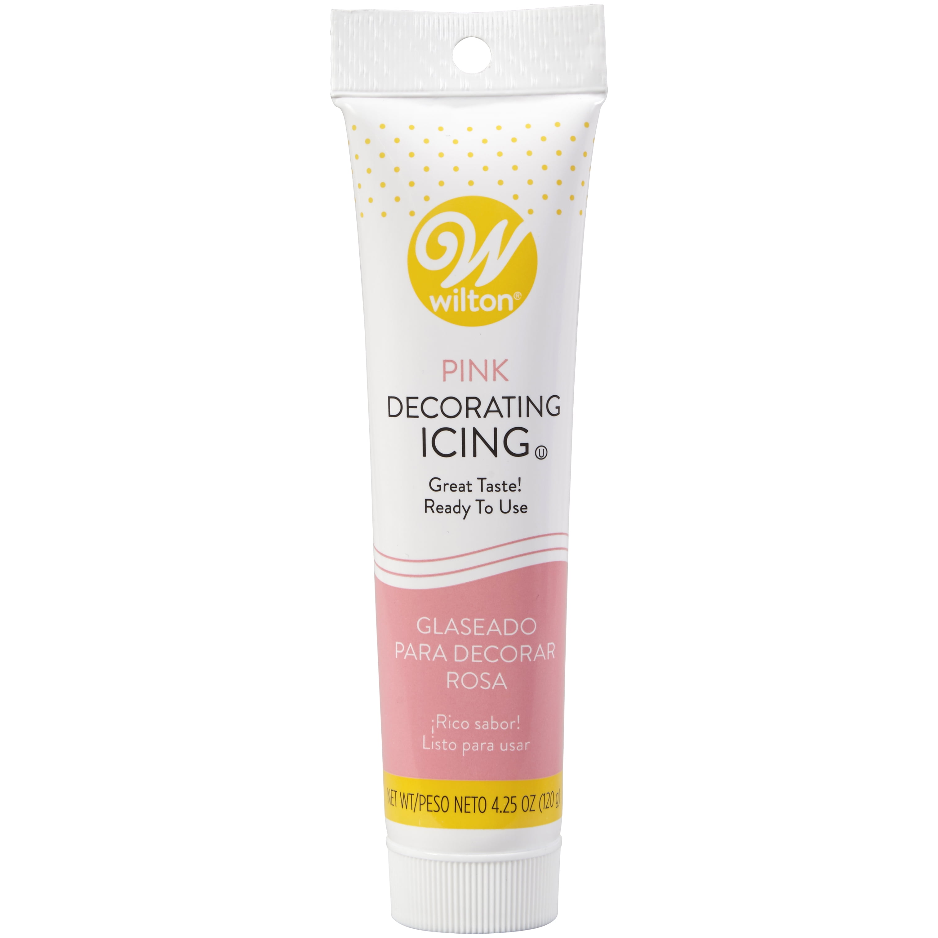Wilton Pink ReadytoUse Icing Tube, 4.25 oz.