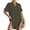 Army Green, variant on Women Swimsuit Cover-ups Button Down Shirt Dress Summer Tops Bathing Suit Coverup