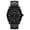 Black-Tone, variant on Machine Men's Three-Hand Day-Date, Black Stainless Steel Watch