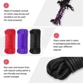 thumbnail image 5 of Tutuviw Soft Cotton Rope for Beginners and Experienced Riggers,Soft Ropes for Simple and Complex Knots,Easy to DIY for Daily Using,Durable Natural Cotton Rope,33Ftx8mm, Pink, 5 of 8