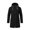 Black, variant on Women's Waterproof Hooded Jacket Long Sleeve Button Down Casual Coat Loose Zip Round Neck Lightweight Travel Vacation Beach, Yellow XXL
